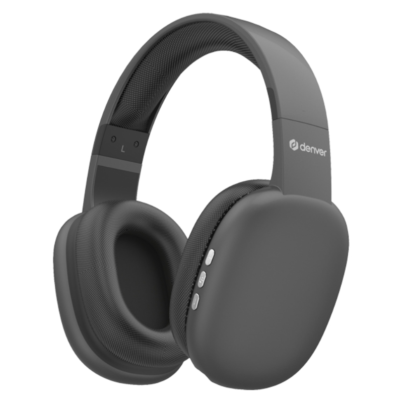 Denver BTH-252 auricular y casco Auriculares Inalámbrico De mano Llamadas/Música/Deporte/Uso diario Bluetooth Gris