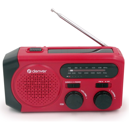 Denver SCR-2010MK2 radio Portátil Analógica Rojo