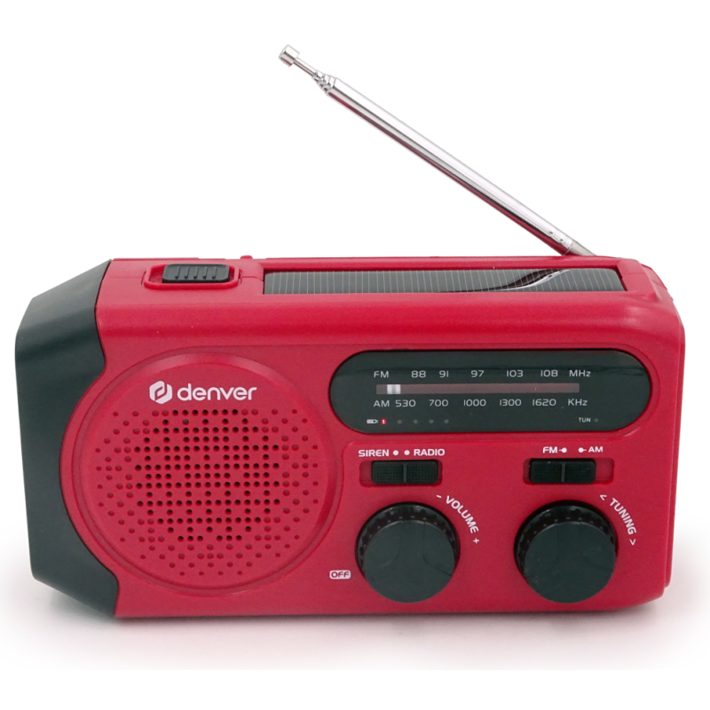 Denver SCR-2010MK2 radio Portátil Analógica Rojo