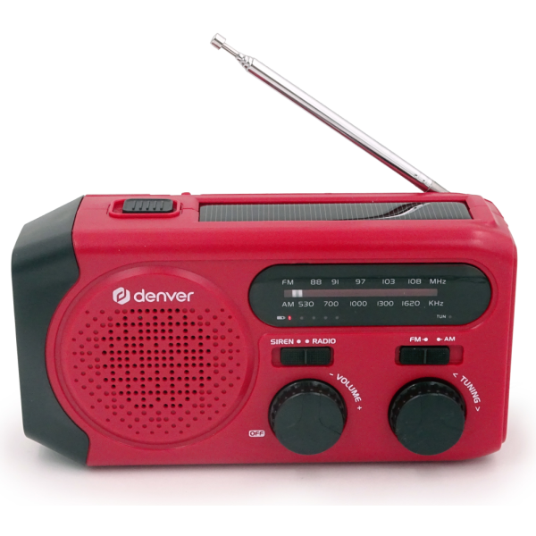 Denver SCR-2010MK2 radio Portátil Analógica Rojo