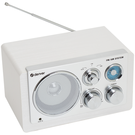 Denver TR-63W radio Analógica Blanco