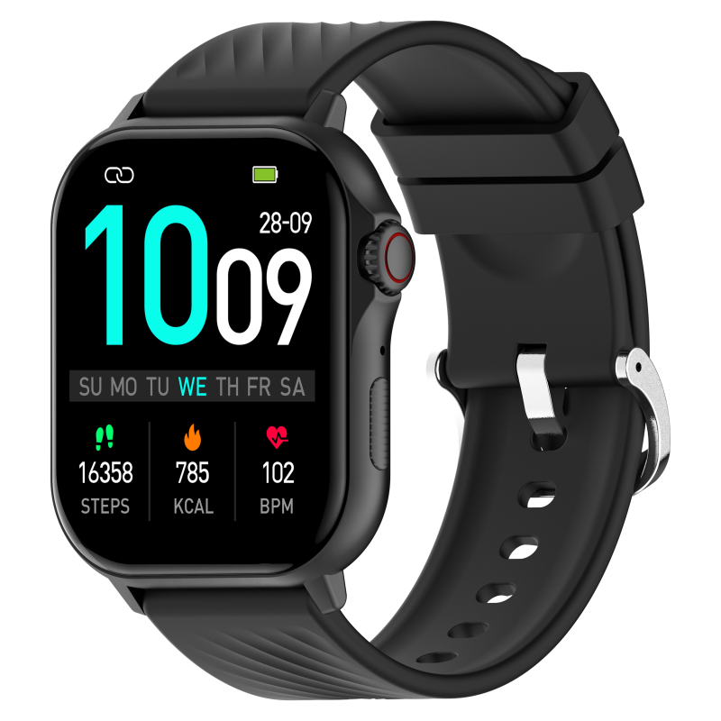 Denver SWG-159B Relojes inteligentes y deportivos 5,41 cm (2.13″) AMOLED Digital Pantalla táctil Negro GPS (satélite)