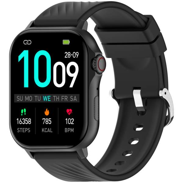 Denver SWG-159B Relojes inteligentes y deportivos 5,41 cm (2.13″) AMOLED Digital Pantalla táctil Negro GPS (satélite)