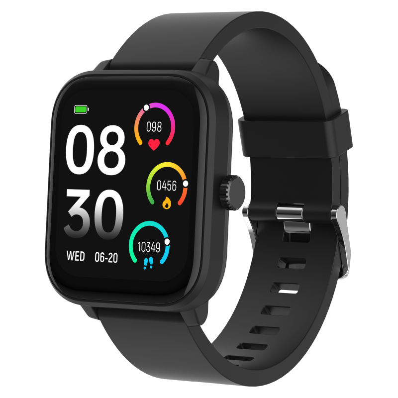Denver SWG-155B Black Smartwatch 4,65 cm (1.83″) IPS Digital Pantalla táctil Negro GPS (satélite)