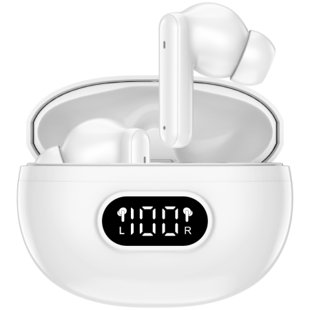 Denver TWE-357 auricular y casco Auriculares True Wireless Stereo (TWS) Clip de oreja Llamadas/Música/Deporte/Uso diario USB Tip