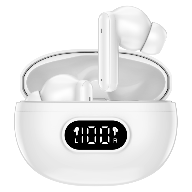 Denver TWE-357 auricular y casco Auriculares True Wireless Stereo (TWS) Clip de oreja Llamadas/Música/Deporte/Uso diario USB Tip