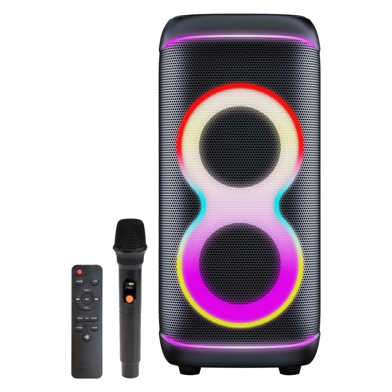 Denver BPS-370 Altavoz para fiestas Negro 100 W
