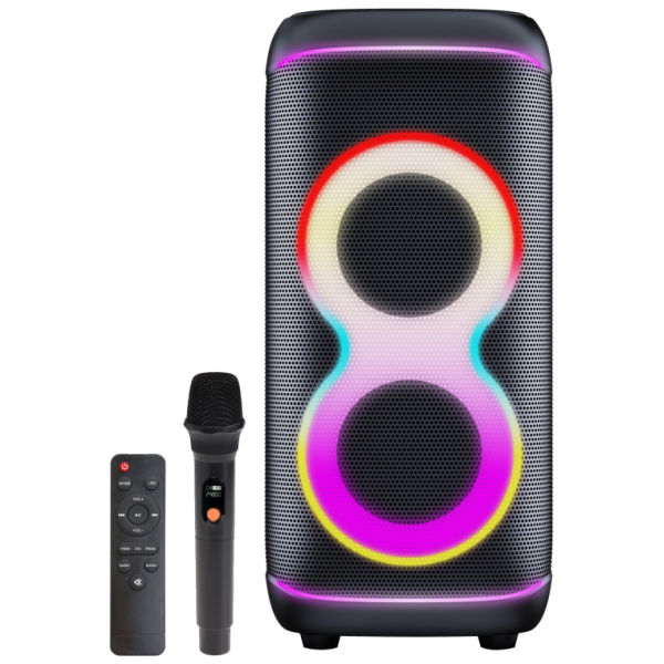 Denver BPS-370 Altavoz para fiestas Negro 100 W