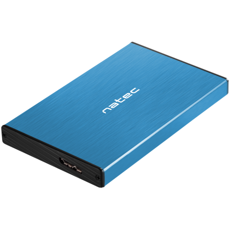 NATEC Rhino GO Carcasa de disco duro/SSD Azul 2.5″
