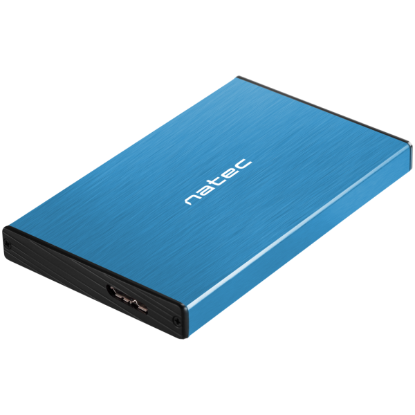 NATEC Rhino GO Carcasa de disco duro/SSD Azul 2.5″