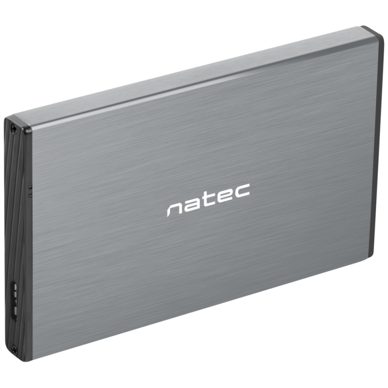 NATEC Rhino GO Carcasa de disco duro/SSD Gris 2.5″