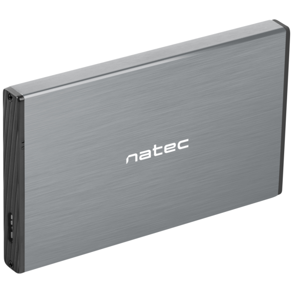 NATEC Rhino GO Carcasa de disco duro/SSD Gris 2.5″