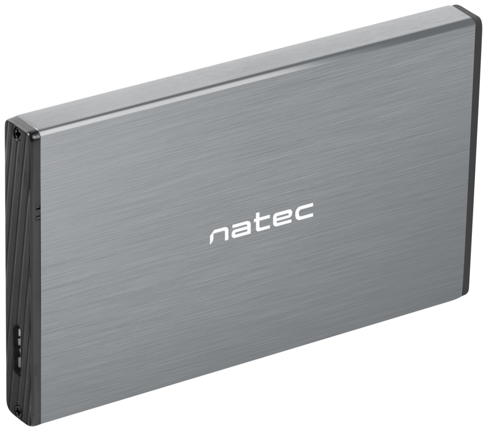 NATEC Rhino GO Carcasa de disco duro/SSD Gris 2.5″
