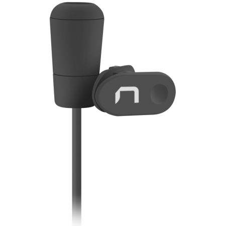 NATEC NMI-1351 micrófono Negro Micrófono con pinza de enganche