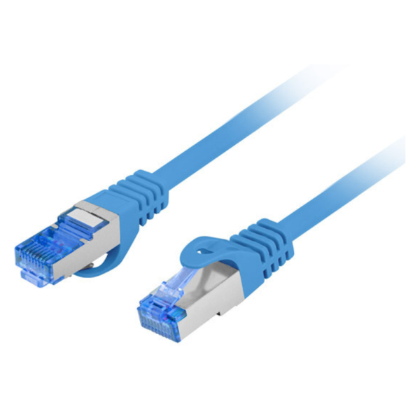 Lanberg PCF6A-10CC cable de red Azul 1 m Cat6a S/FTP (S-STP)