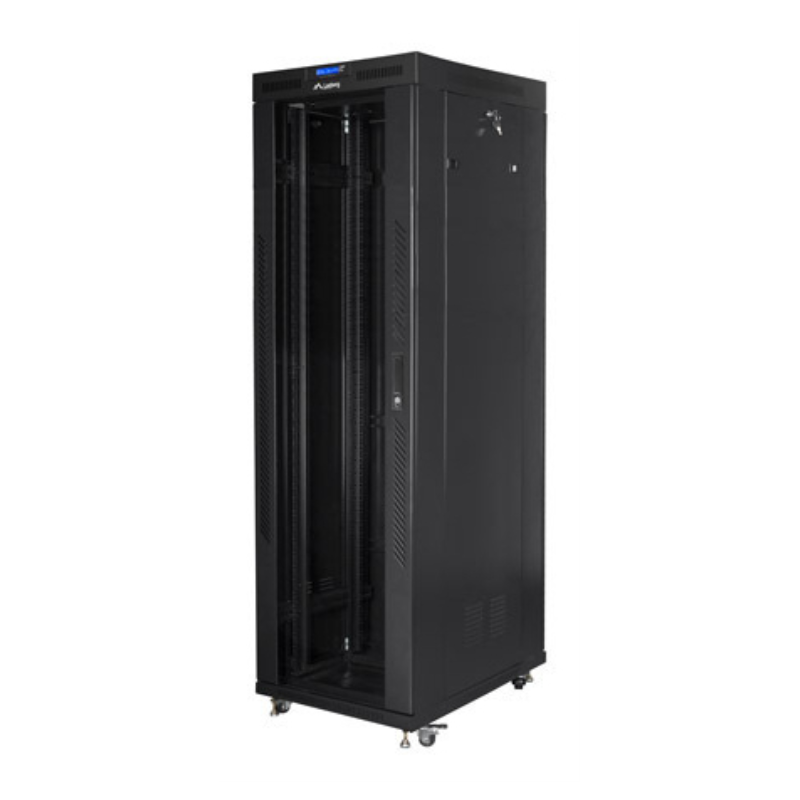 Lanberg FF01-8842-12BL armario rack 42U Rack o bastidor independiente Negro