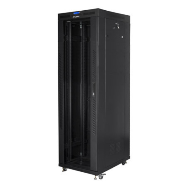 Lanberg FF01-8842-12BL armario rack 42U Rack o bastidor independiente Negro
