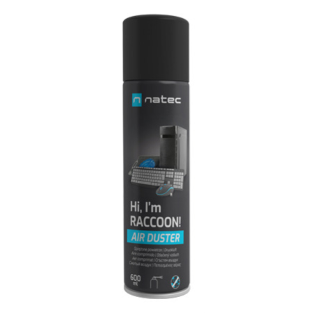 NATEC Racoon Air limpiador de aire comprimido 600 ml