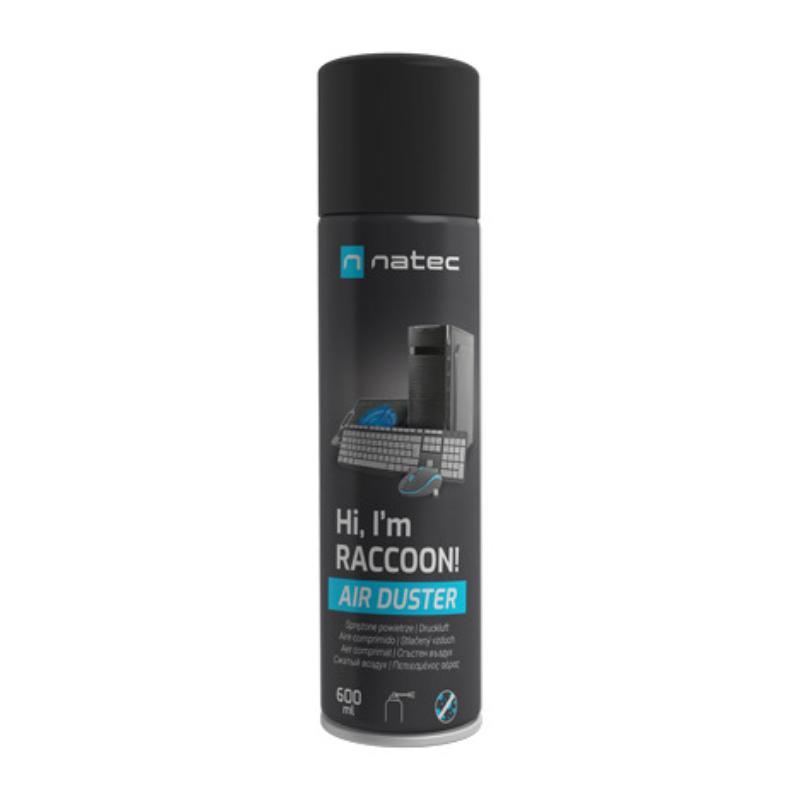 NATEC Racoon Air limpiador de aire comprimido 600 ml