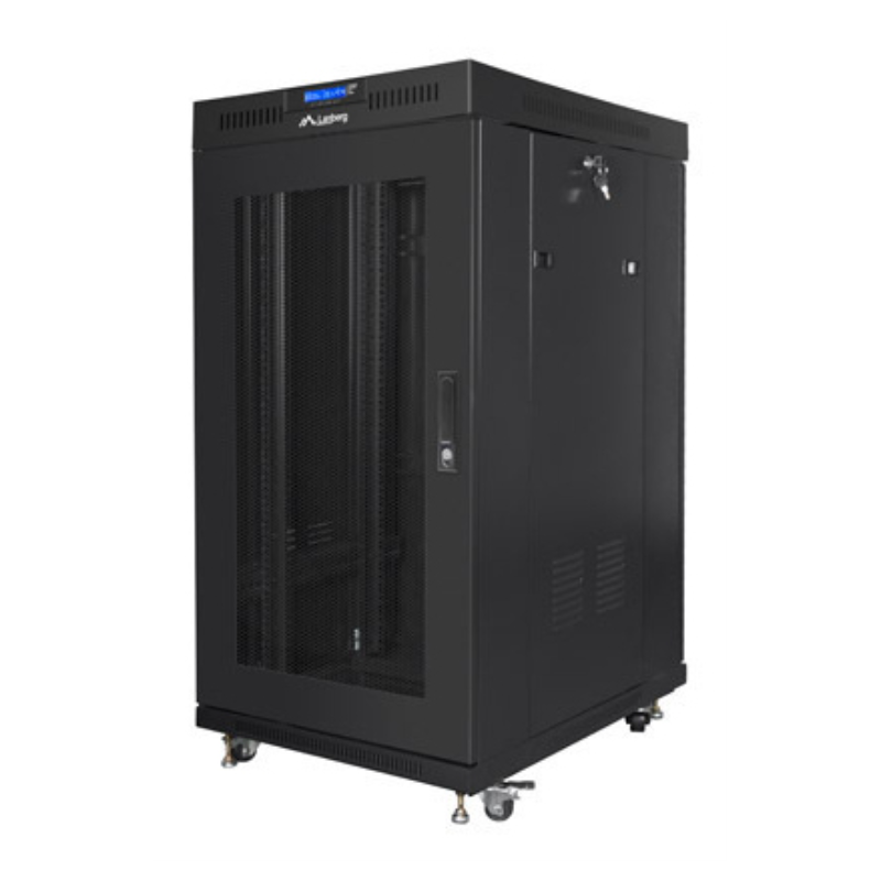 Lanberg FF01-8822-23BL armario rack 22U Rack o bastidor independiente Negro