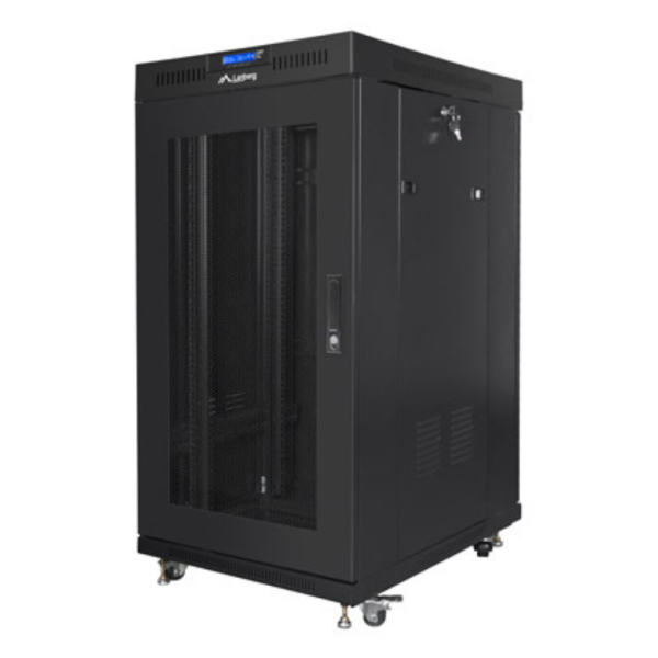 Lanberg FF01-8822-23BL armario rack 22U Rack o bastidor independiente Negro