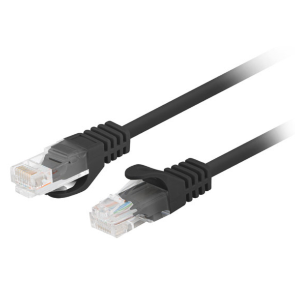 Lanberg PCU6-20CC-0025-BK cable de red Negro 0,25 m Cat6 U/UTP (UTP)