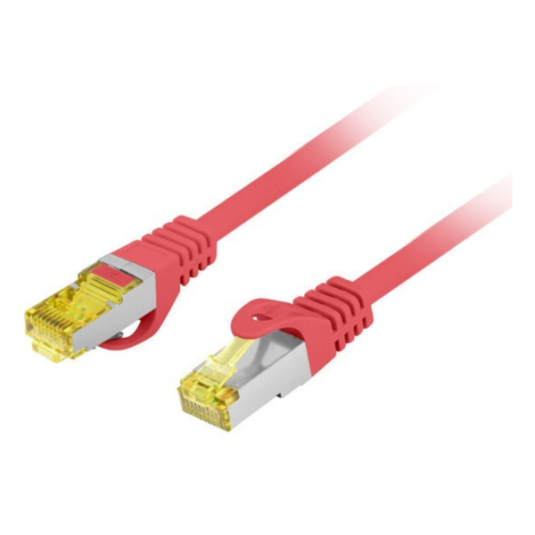 Lanberg PCF6A-10CU-0100-R cable de red Rojo 1 m Cat6a S/FTP (S-STP)