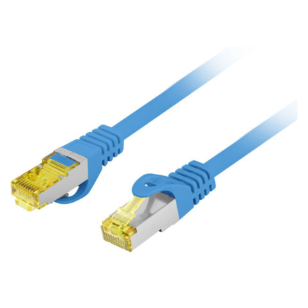 Lanberg PCF6A-10CU-0100-B cable de red Azul 1 m Cat6a S/FTP (S-STP)