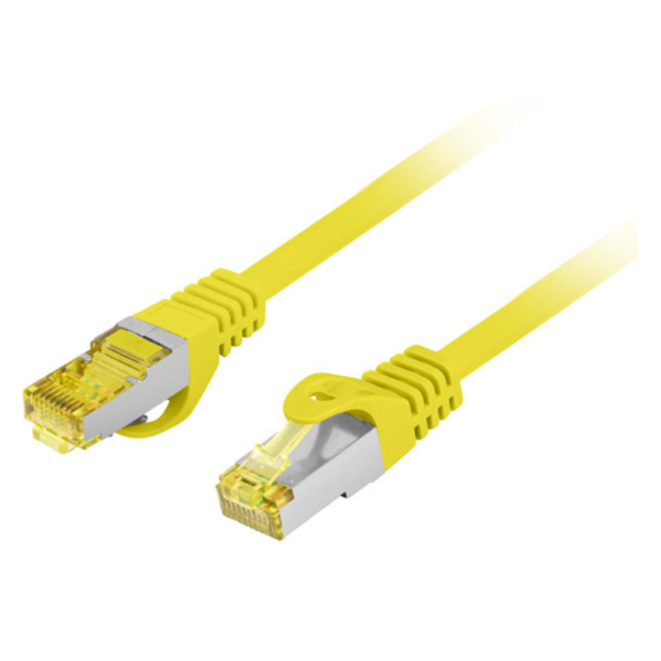 Lanberg PCF6A-10CU-0050-Y cable de red Amarillo 0,5 m Cat6a S/FTP (S-STP)