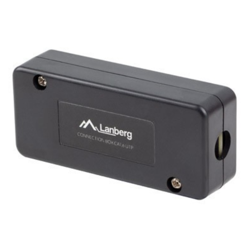 Lanberg PLC-6UL1-B caja de conexiones de red Cat6 Negro