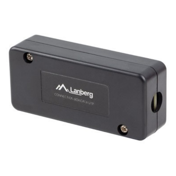 Lanberg PLC-6UL1-B caja de conexiones de red Cat6 Negro