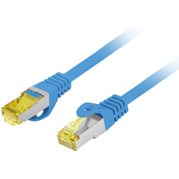 Lanberg PCF6A-10CU-0300-B cable de red Azul 3 m Cat6a S/FTP (S-STP) Alrededor