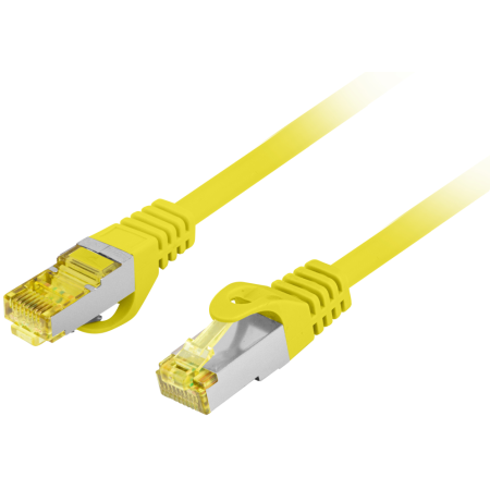 Lanberg PCF6A-10CU-0300-Y cable de red Amarillo 3 m Cat6a S/FTP (S-STP) Alrededor