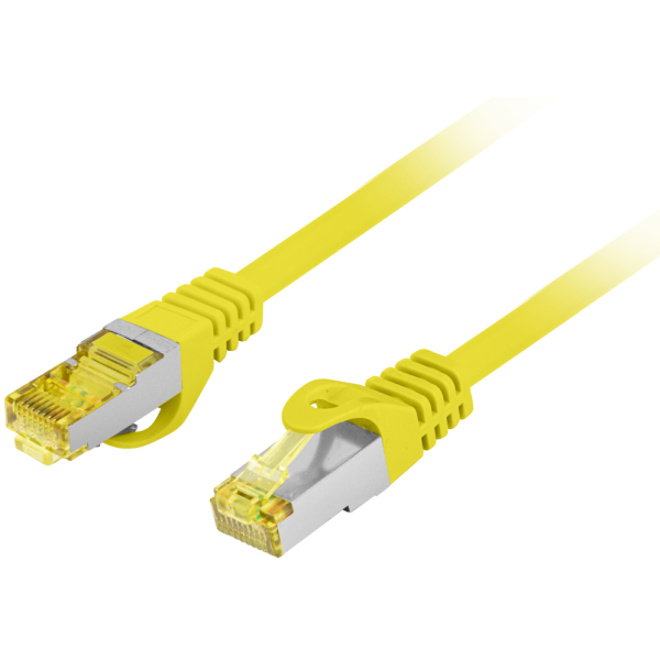 Lanberg PCF6A-10CU-0300-Y cable de red Amarillo 3 m Cat6a S/FTP (S-STP) Alrededor