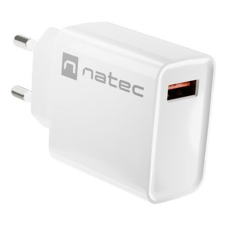 NATEC RIBERA Universal Blanco Corriente alterna Carga rápida Interior