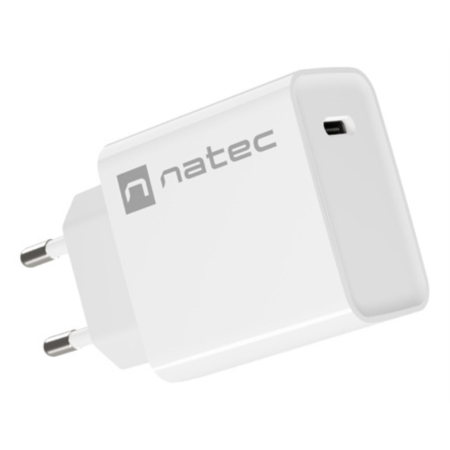 NATEC RIBERA Universal Blanco Corriente alterna Carga rápida Interior