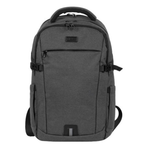 NATEC NTO-2226 mochila City backpack Negro, Gris Poliéster