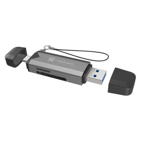 NATEC NCZ-2262 lector de tarjeta USB 3.1 Interno Negro, Gris Oscuro