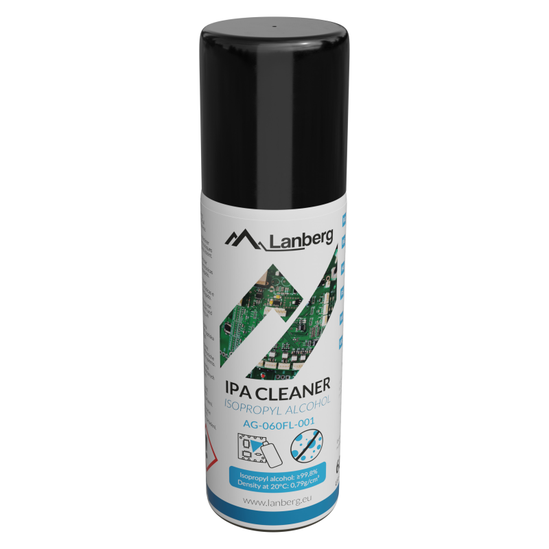 Lanberg AG-060FL-001 kit de limpieza para computadora Universal Espray para limpieza de equipos 60 ml