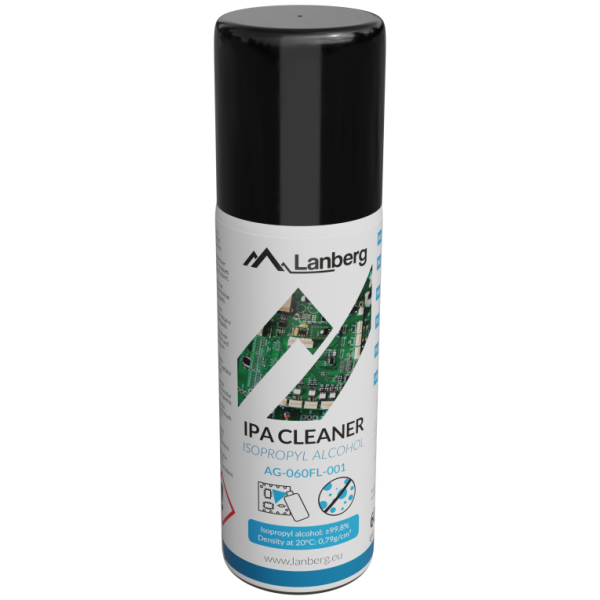 Lanberg AG-060FL-001 kit de limpieza para computadora Universal Espray para limpieza de equipos 60 ml