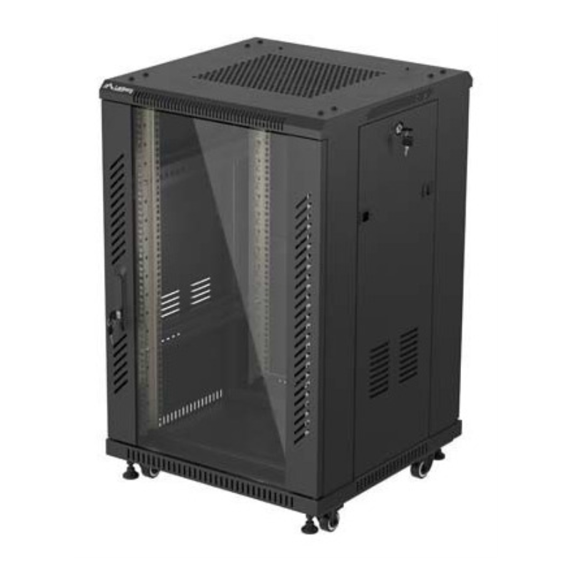 Lanberg FF01-6618-12B armario rack 18U Rack o bastidor independiente Negro