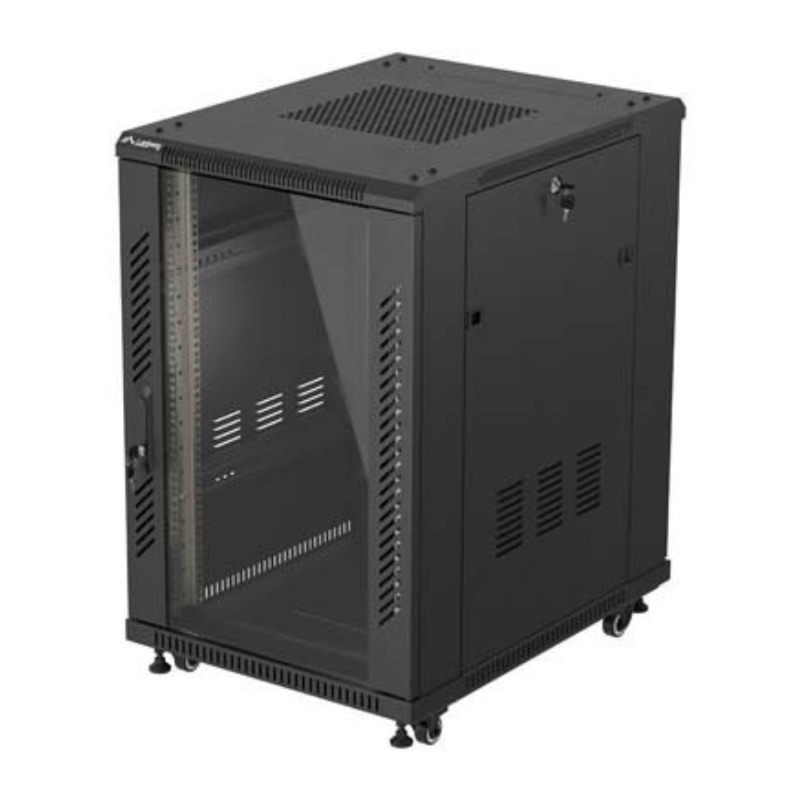 Lanberg FF01-6818-12B armario rack 18U Rack o bastidor independiente Negro