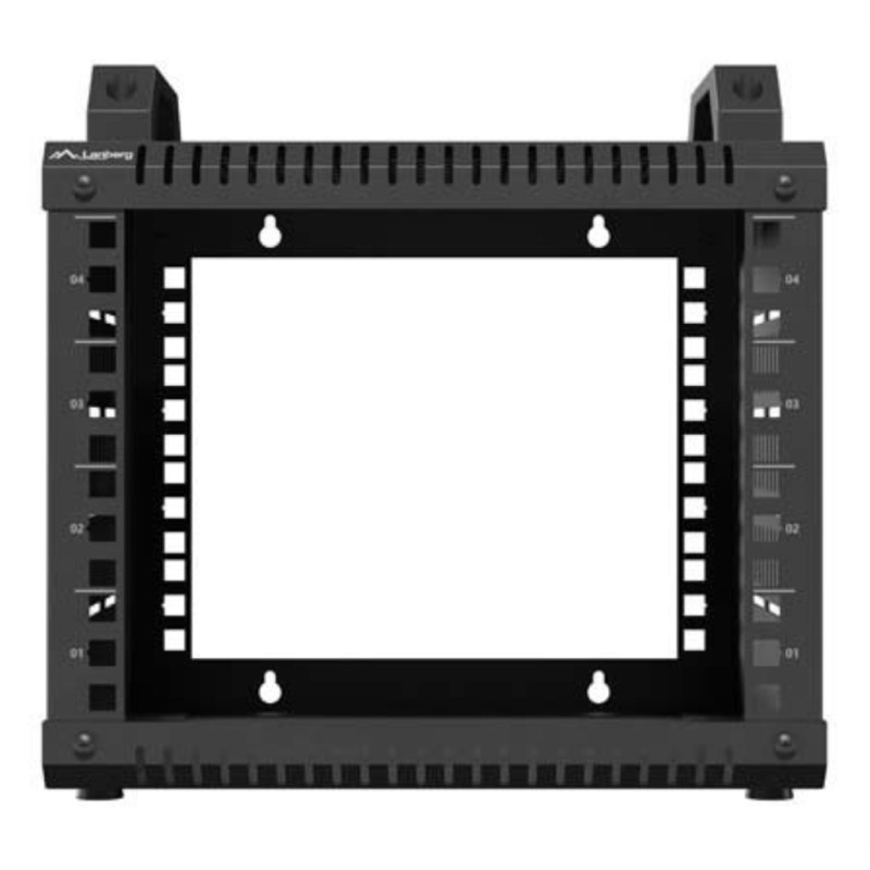 Lanberg OR10-2304-B armario rack 4U Bastidor para instalación en suelo Negro