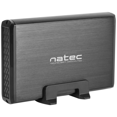 NATEC NKZ-0448 caja para disco duro externo Caja de disco duro (HDD) Negro 3.5″