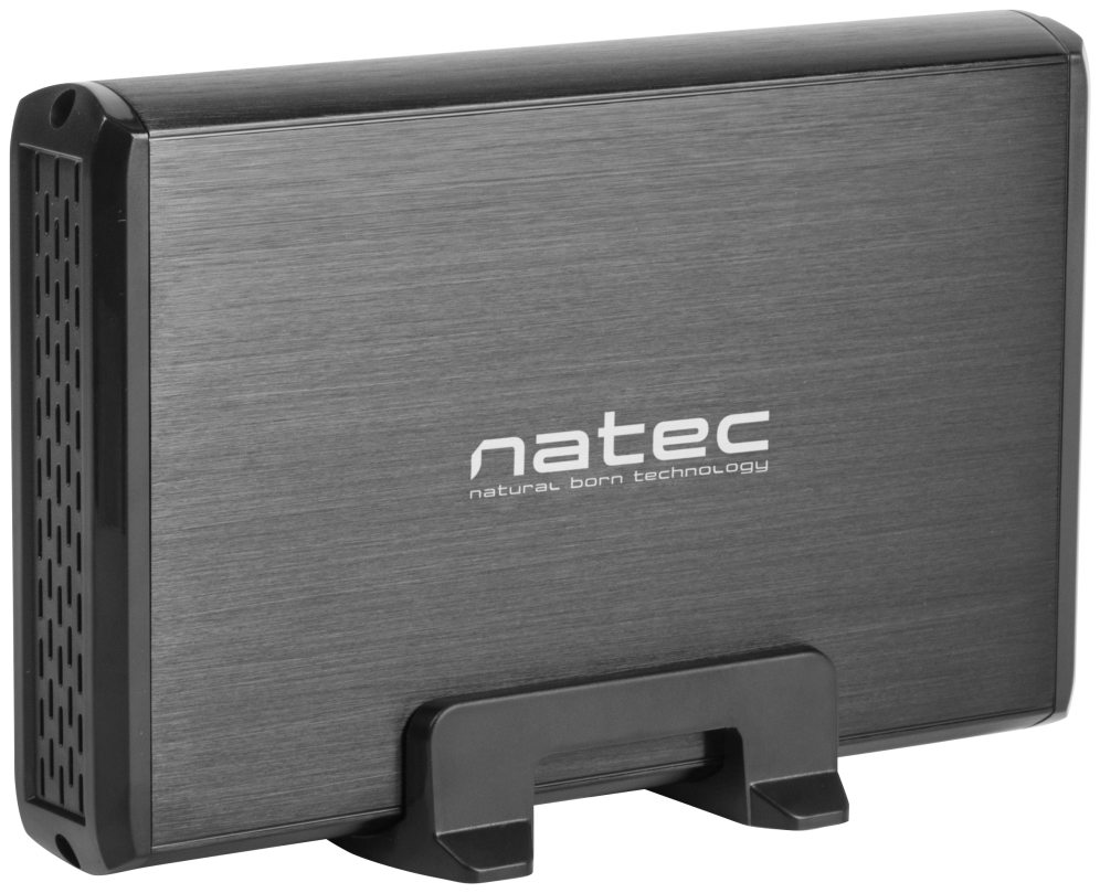 NATEC NKZ-0448 caja para disco duro externo Caja de disco duro (HDD) Negro 3.5″