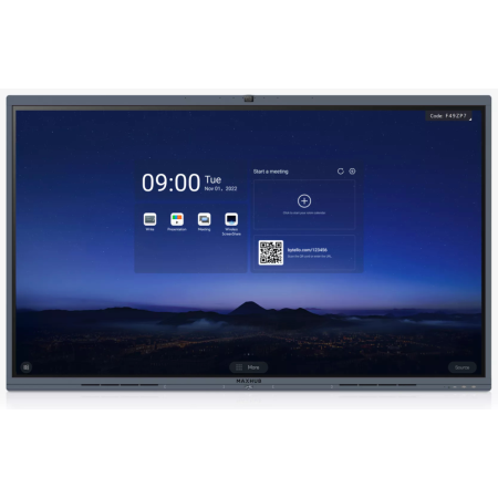 MAXHUB V6 2,18 m (86″) 3840 x 2160 Pixeles VA Negro