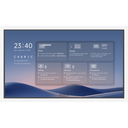MAXHUB ND86CMB pantalla de señalización Pantalla plana para señalización digital 2,18 m (86″) LED Wifi 500 cd / m² 4K Ultra HD N