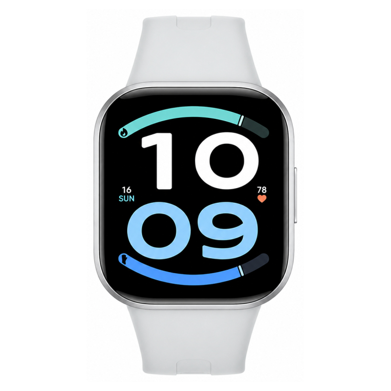 Xiaomi Redmi Watch 6 Active 4,7 cm (1.85″) AMOLED 46 mm Digital 390 x 450 Pixeles Pantalla táctil Blanco GPS (satélite)