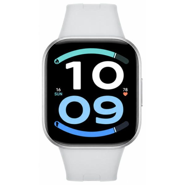 Xiaomi Redmi Watch 6 Active 4,7 cm (1.85″) AMOLED 46 mm Digital 390 x 450 Pixeles Pantalla táctil Blanco GPS (satélite)