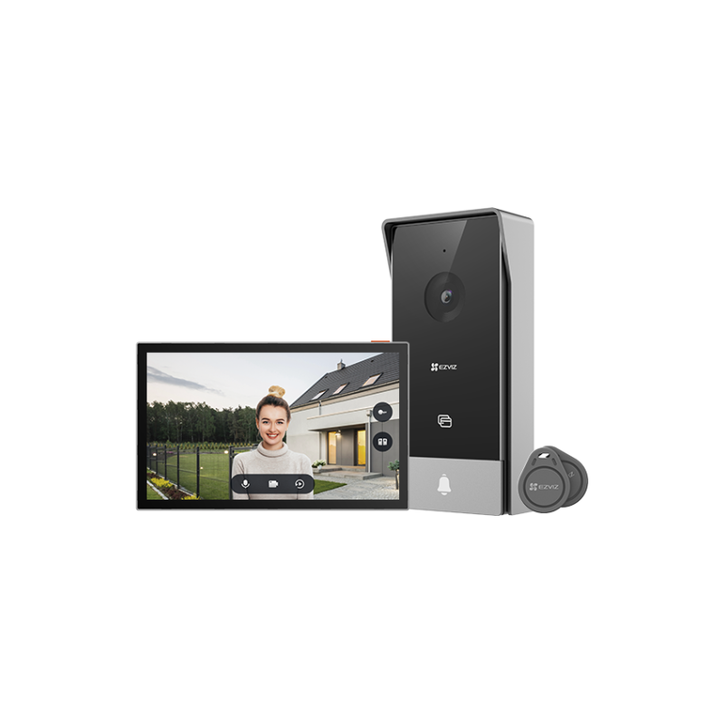 EZVIZ HP5 sistema de intercomunicación de video 17,8 cm (7″) Negro, Plata